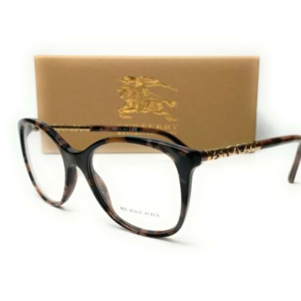 NEW - Burberry Women's Spotted Brown Eyeglasses 52mm